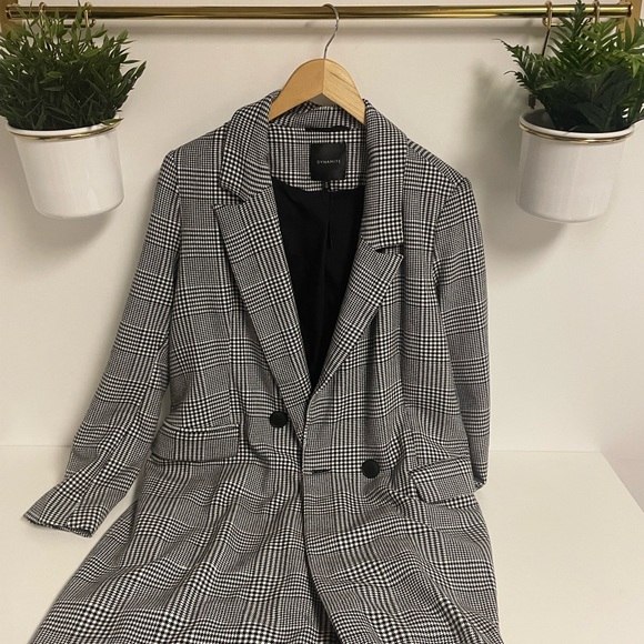 Dynamite Jackets & Blazers - Dynamite Plaid Coat